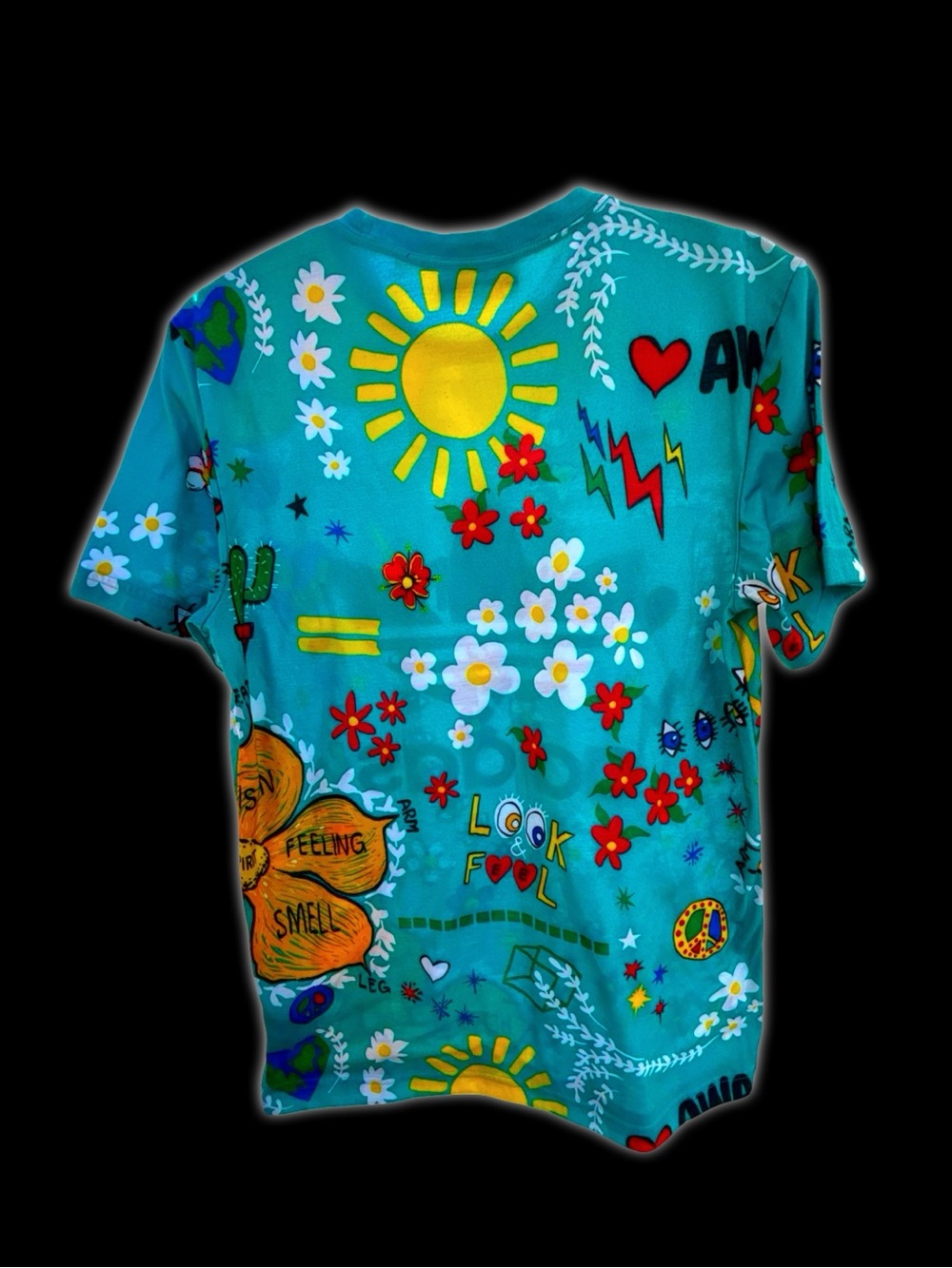 Pharrell Williams x Adidas Originals SS16 Collection Trippy Multicolor T-Shirt - Picture 9 of 10